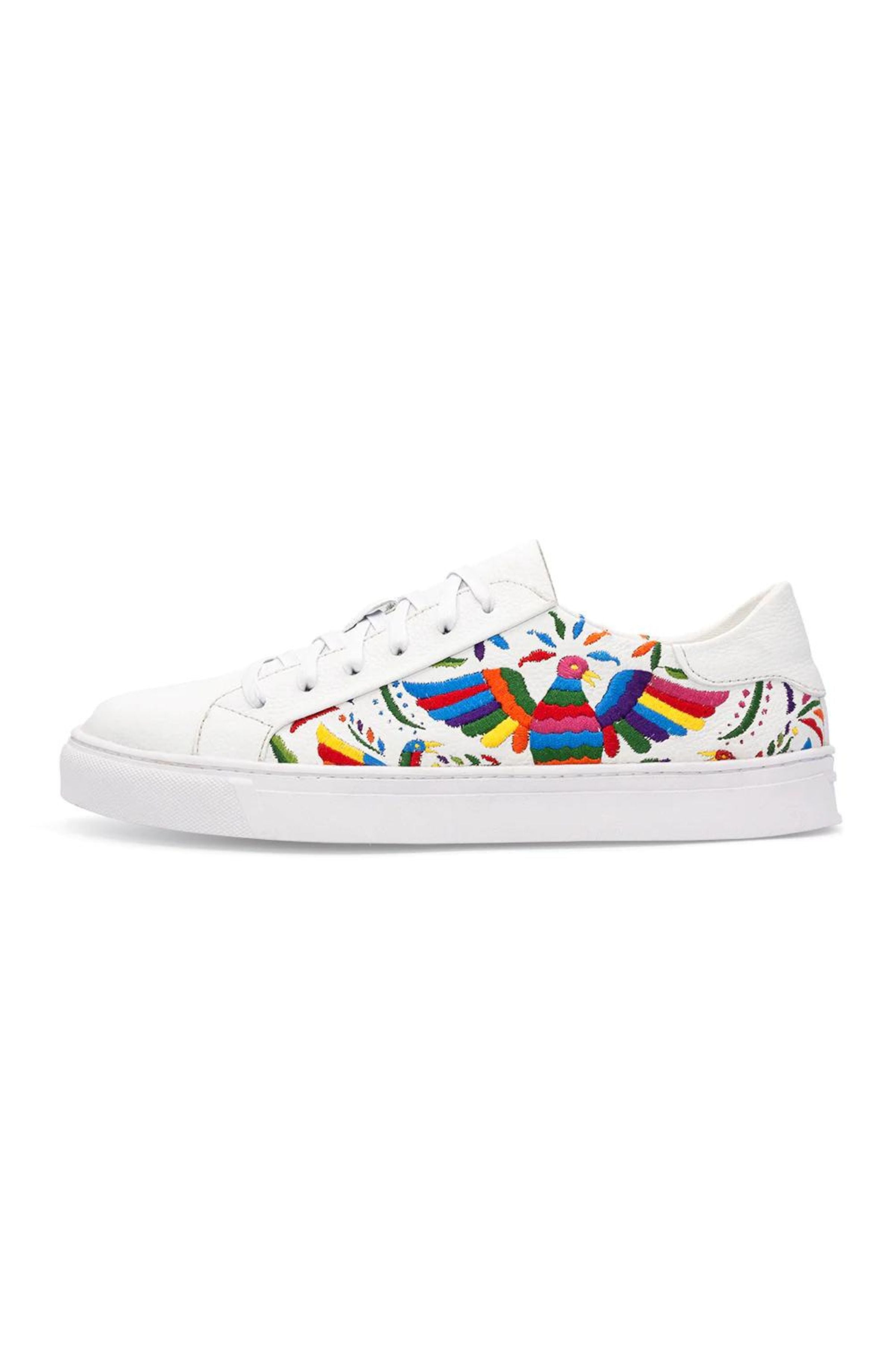 Charleston Shoe Co. Leon - White Rainbow
