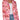LVP Notch Collar Blazer - Pink Rose Punch Front View