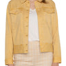 LVP Trucker Jacket with Elastic Back - Flaxen Gold Front View