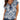 LVP Woven Top w Front Tie - Galaxy Floral Front View
