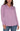 Liverpool Flap Pocket Button Blouse - Fuchsia Geo Front View
