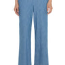 Liverpool Relaxed Wide Leg 30in ins - chambray Front View