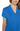 Liverpool Shawl Collar Short Sleeve Dolman Knit Top - Diva Blue Close Up View