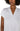 Liverpool Shawl Collar Short Sleeve Top - White Close Up View