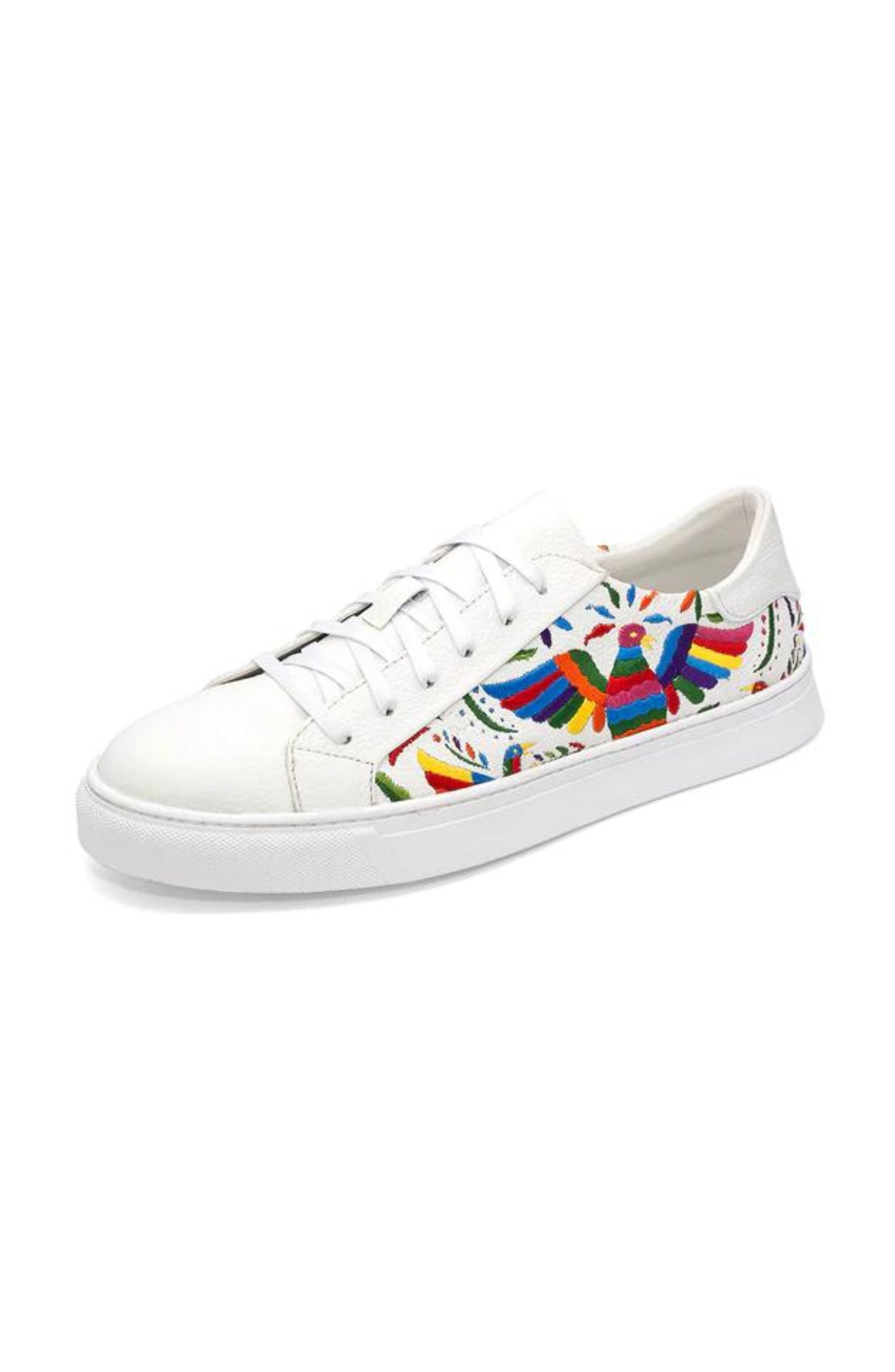 Charleston Shoe Co. Leon - White Rainbow