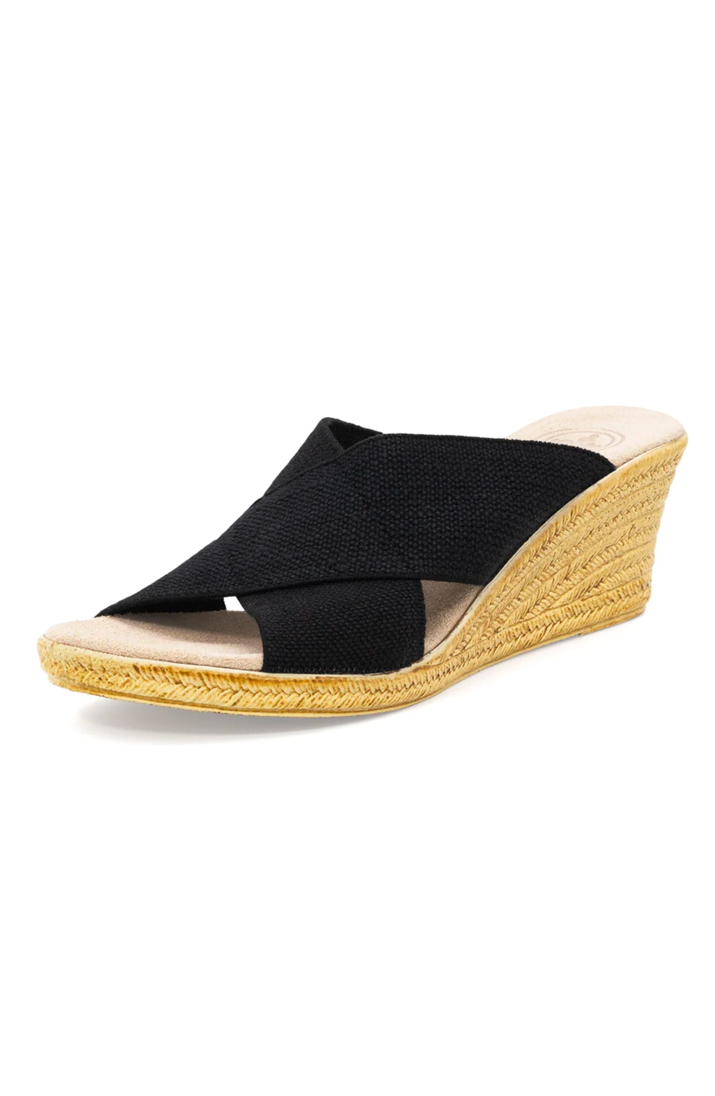 Charleston Shoe Co. Backless Cannon - Black Linen