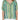 LVP Button Front Shirred Woven Blouse - Teal Multi Stripe Front View