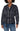 Liverpool Casual Jacket - Black Queen Blue Plaid