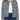 Liverpool Casual Jacket - Royal Navy Plaid Boucle Knit Front View