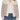Liverpool Cropped Denim Boucle Mix Fray Jacket - Ecru Multi Front View
