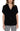 Liverpool Button Front Dolman Cardigan - Black Closed Front View