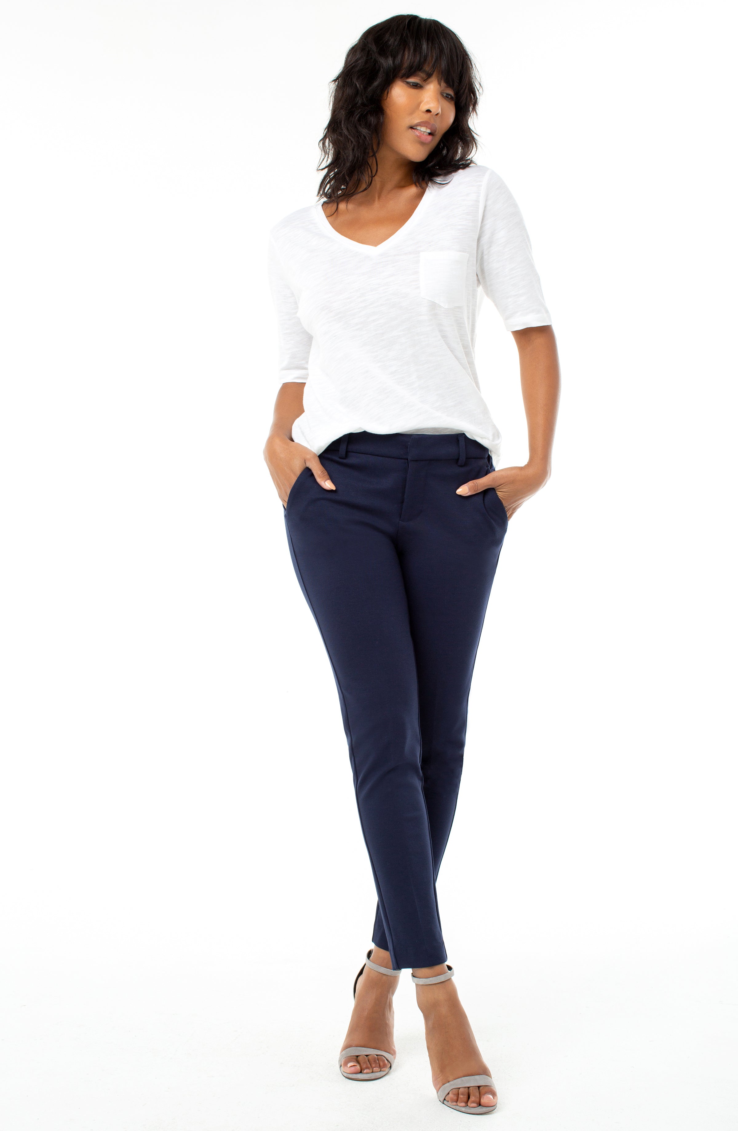 Liverpool Kelsey Trouser - Cadet Blue