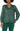 Liverpool Long Sleeve Top - Emerald Ikat Print
