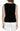 Liverpool Sleeveless V Neck Sweater - Black/white Contrast Back View